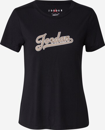 Jordan T-shirt i svart: framsida