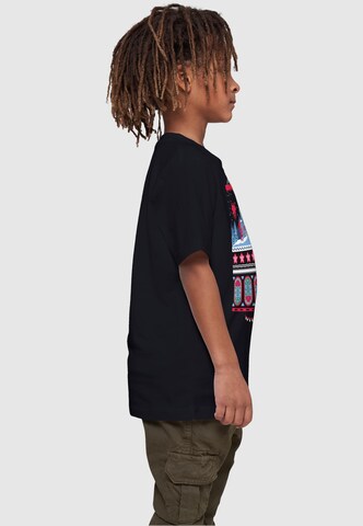 T-Shirt 'Stranger Things - Fair Isle' ABSOLUTE CULT en noir