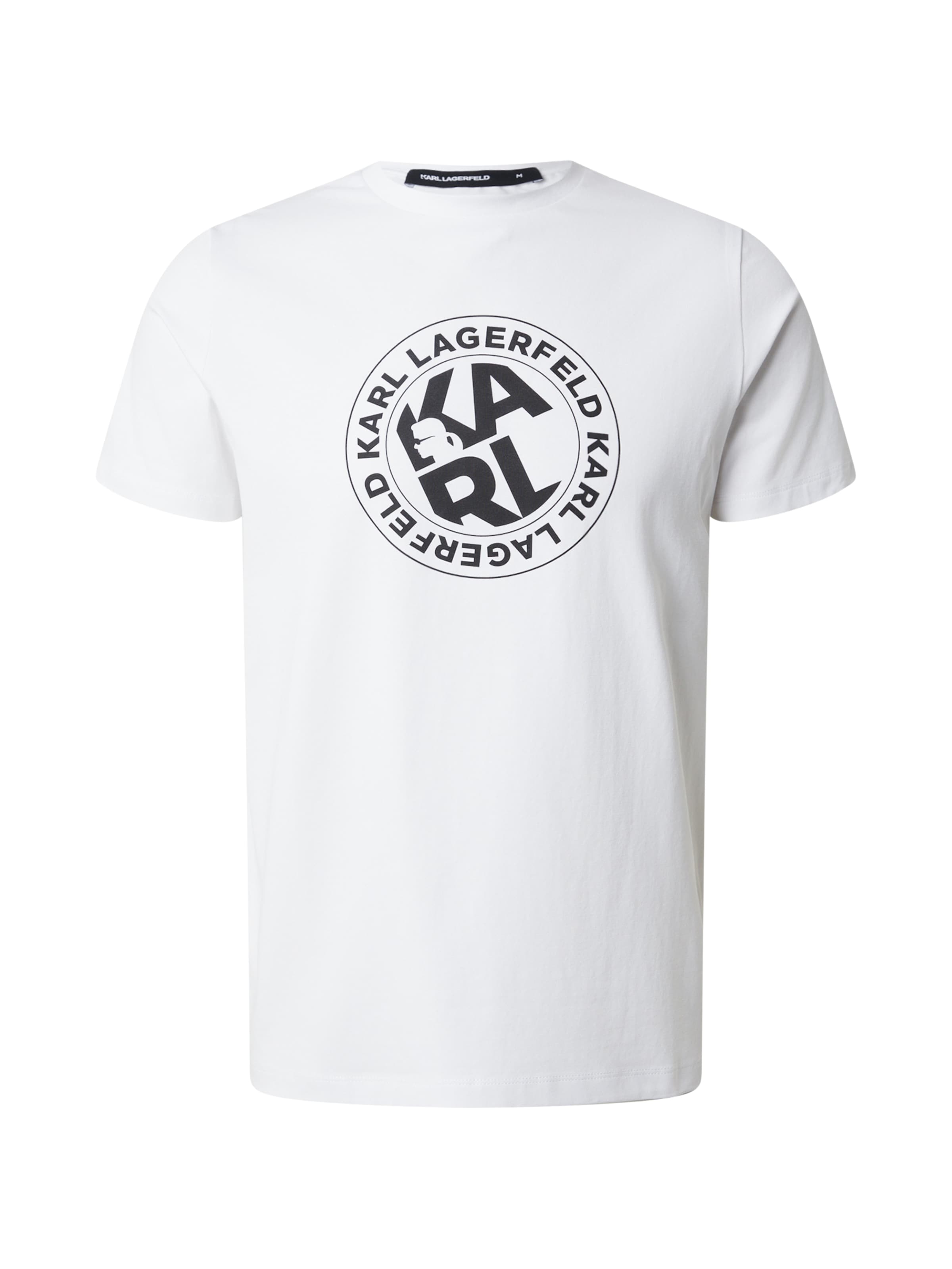 T-Shirt Karl Lagerfeld en blanc : devant