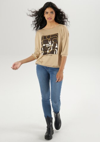 Aniston SELECTED Shirt in Beige