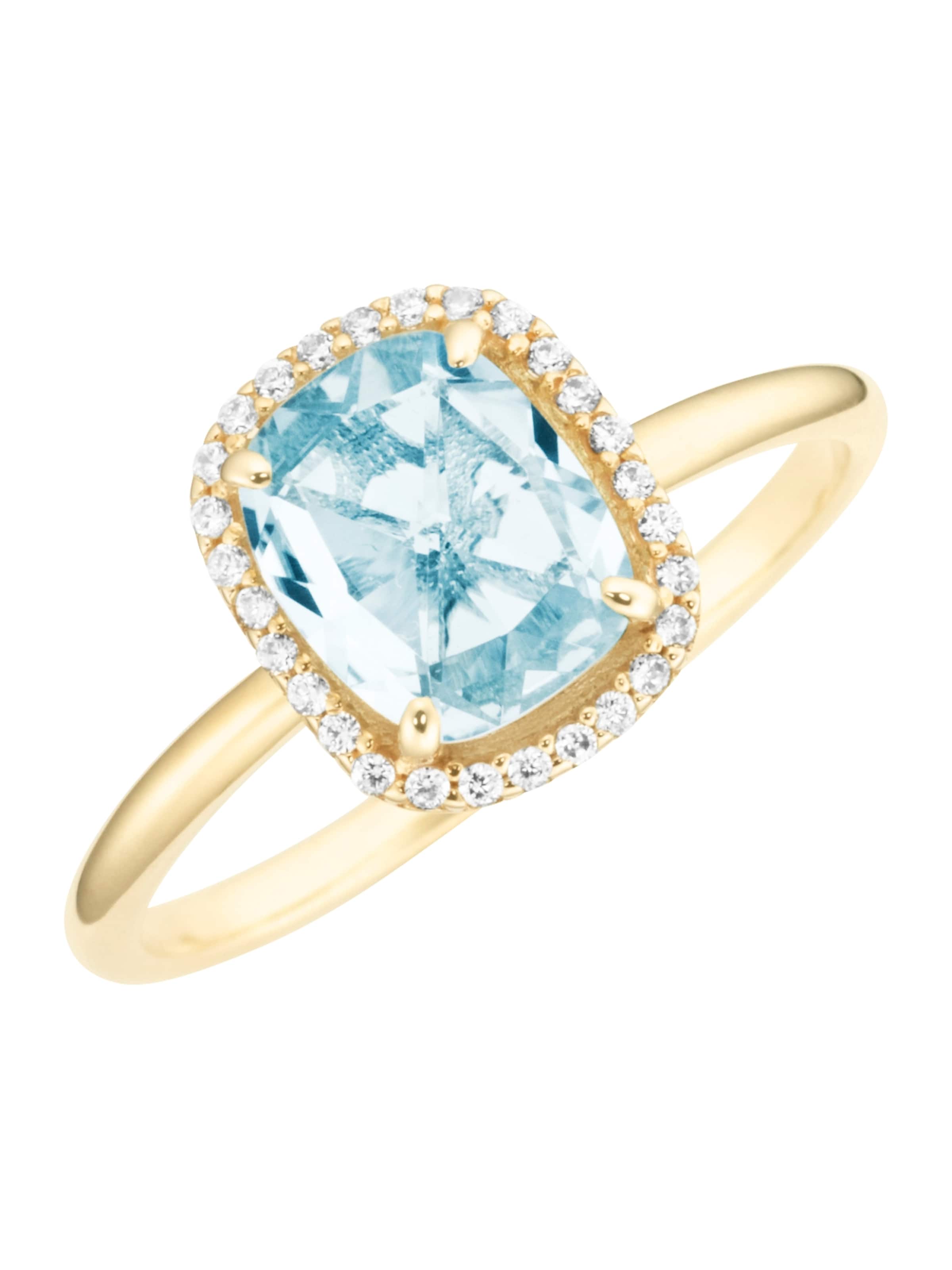 Luigi Merano - Anel em azul: frente