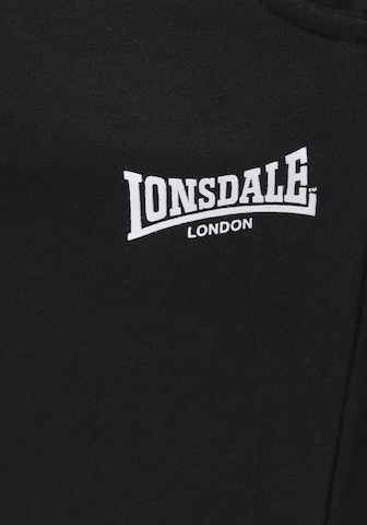 LONSDALE Tapered Pants in Black