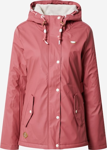 Ragwear Between-season jacket 'MARGE' in Pink: front