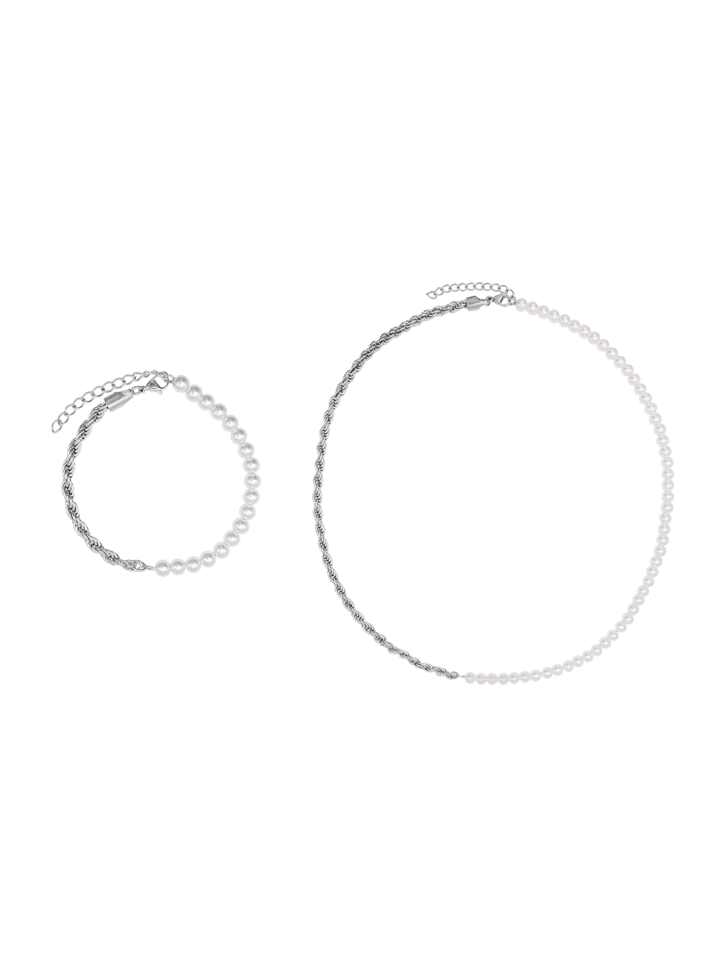 Heideman Jewelry set 'Daven' in Silver: front