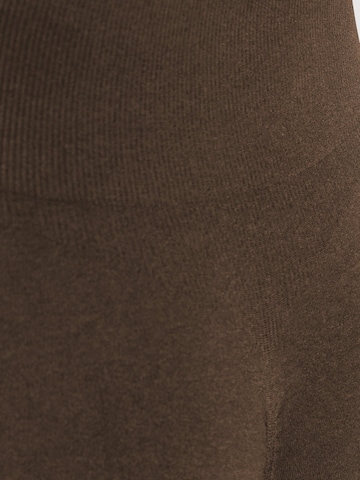 Smilodox Slim fit Sports trousers 'Amaze Scrunch' in Brown