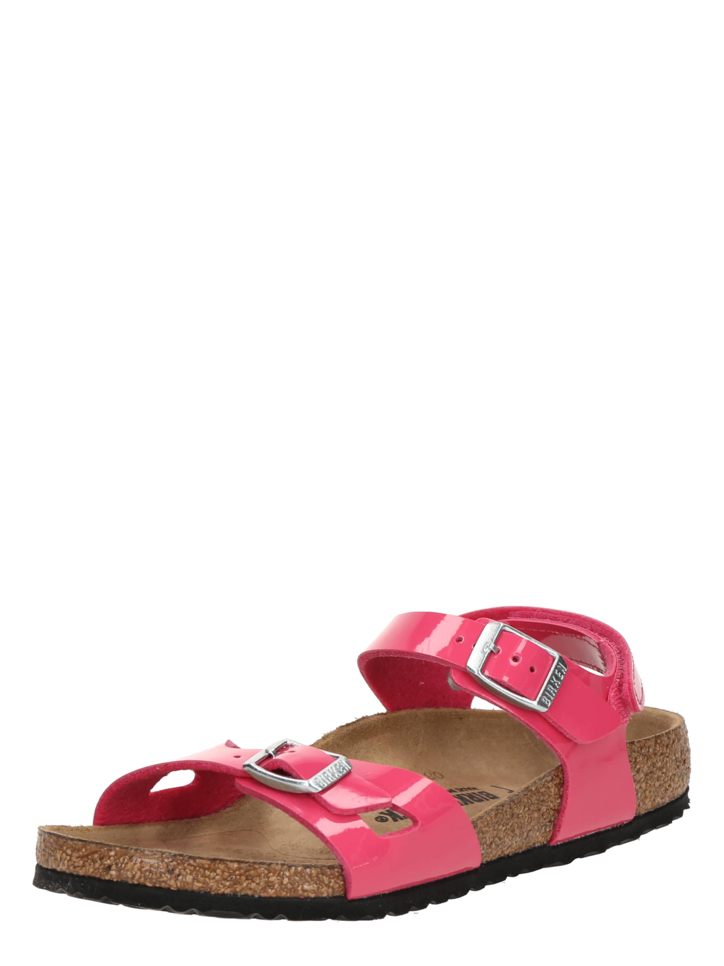 BIRKENSTOCK Sandals 'Rio' in Pink: front