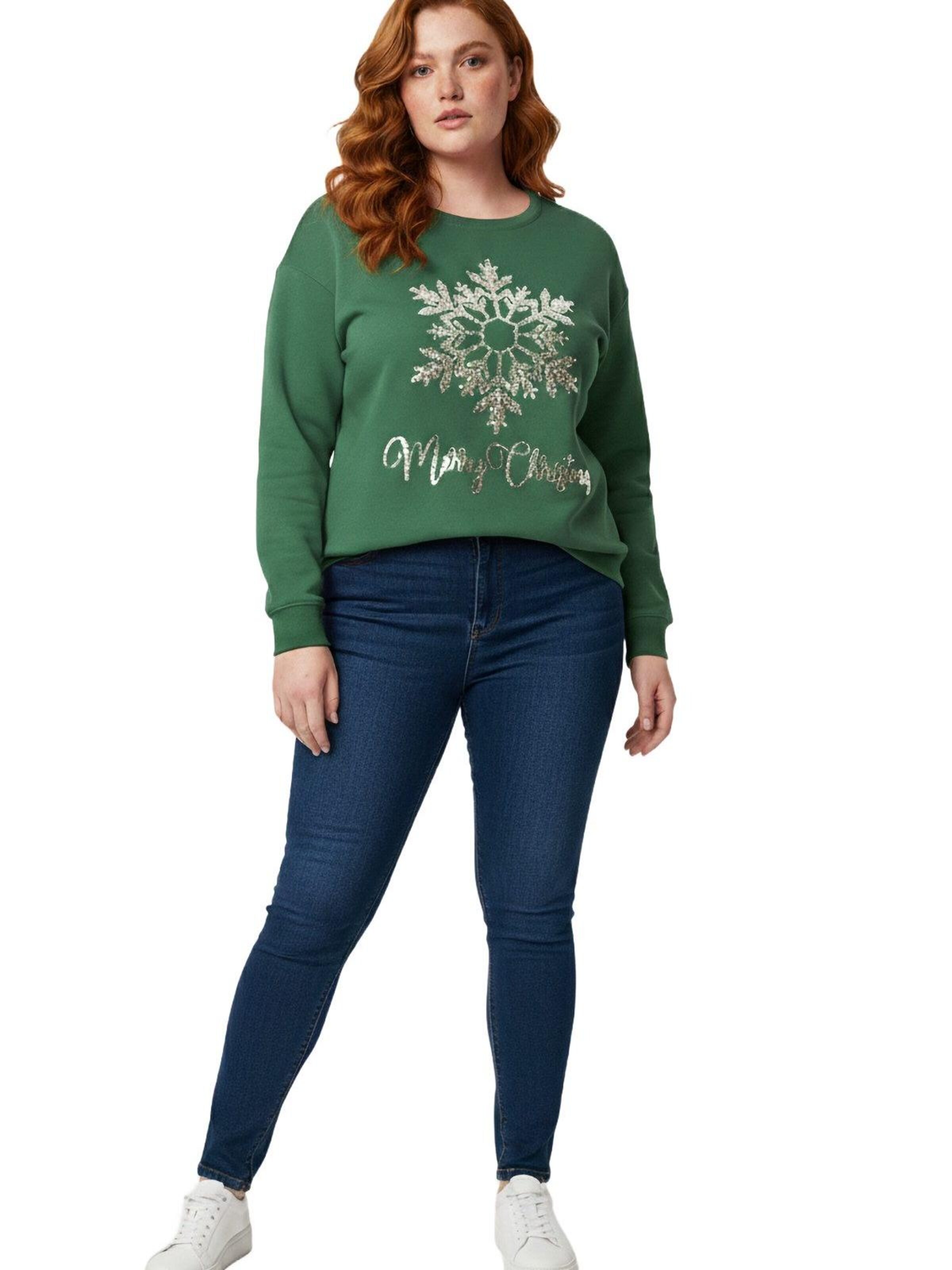 Shape Of You Sweatshirt‌ in Grün