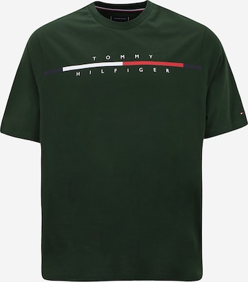T-Shirt Tommy Hilfiger Big & Tall en vert : devant