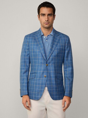 Hackett London Regular fit Colbert in Blauw: voorkant