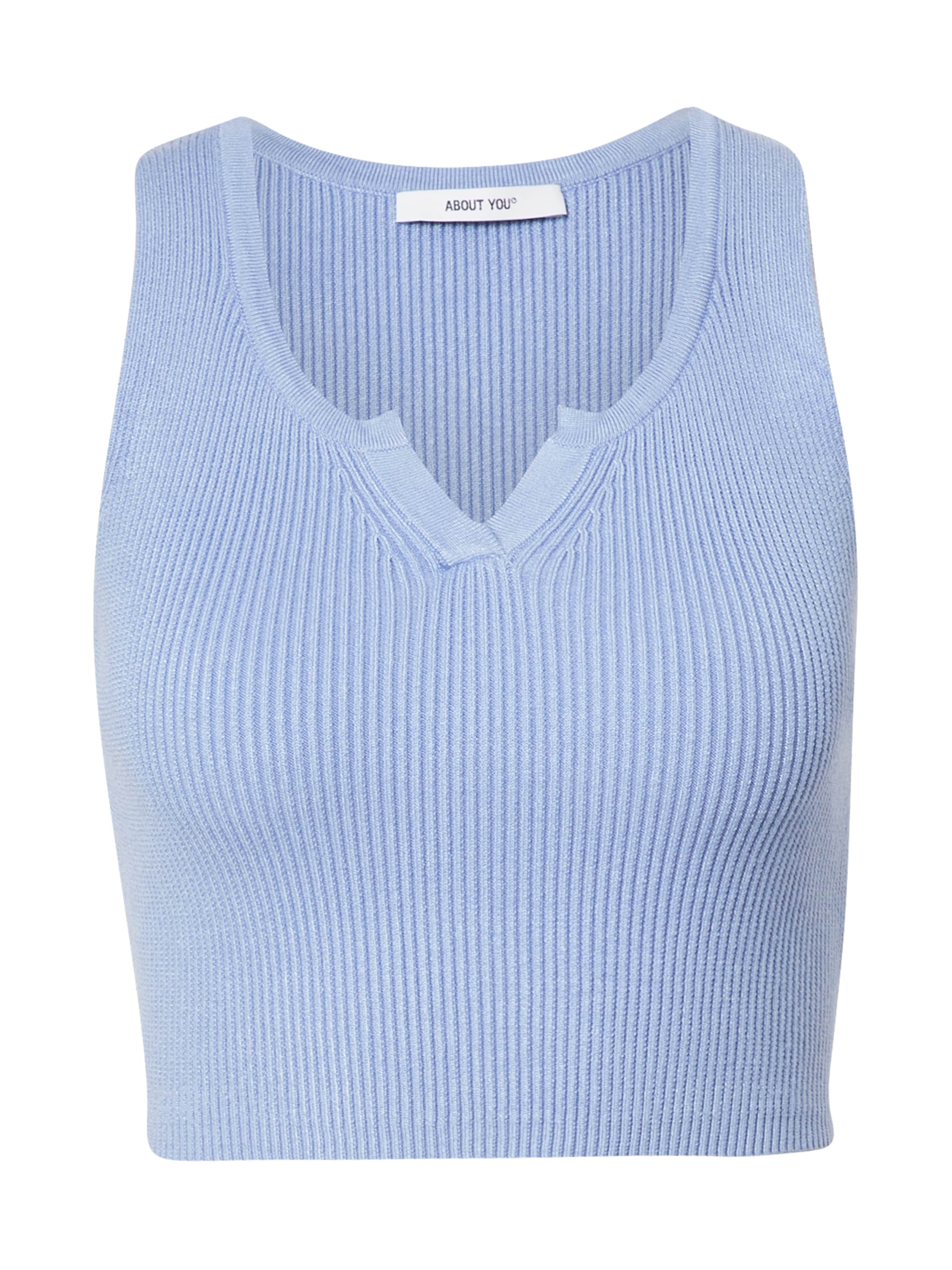 ABOUT YOU Kardigany 'Line' – modrá: přední strana