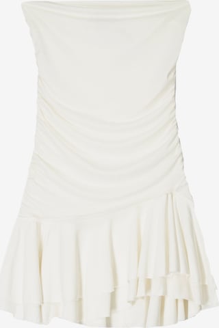 Bershka Cocktailmekko värissä beige: etupuoli