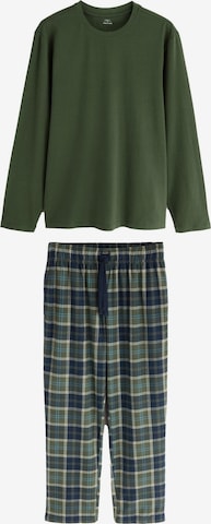 Pigiama lungo di Next in verde: frontale