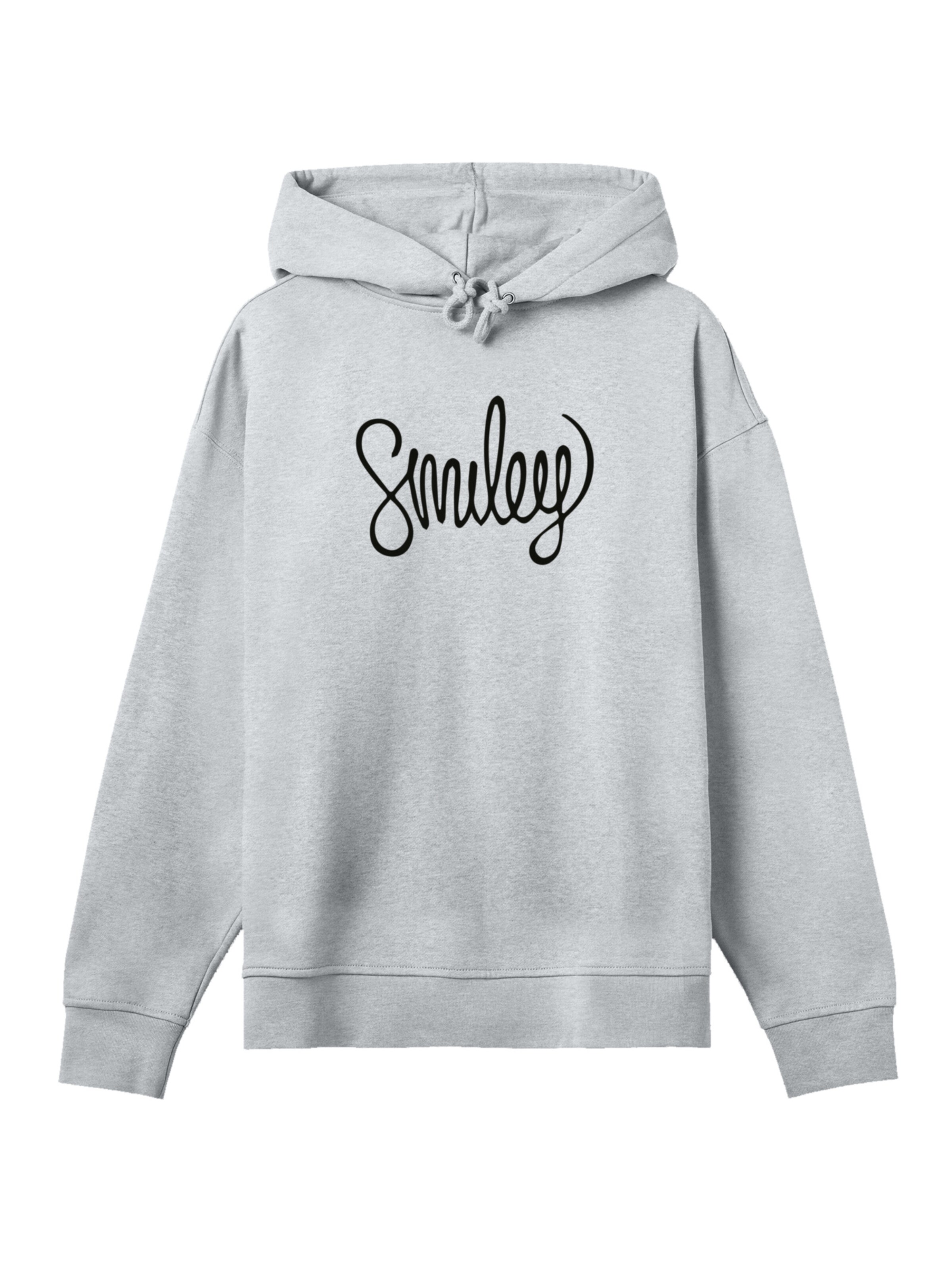 F4NT4STIC Sweatshirt 'Smiley' in grau / schwarz, Produktansicht