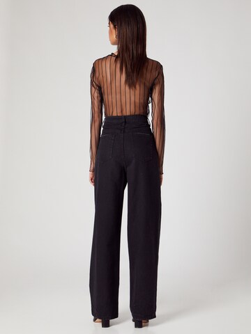 Wide Leg Jean 'Caya' ABOUT YOU x MOGLI en noir