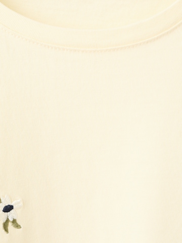 MANGO Shirt 'FLOWI' in Yellow