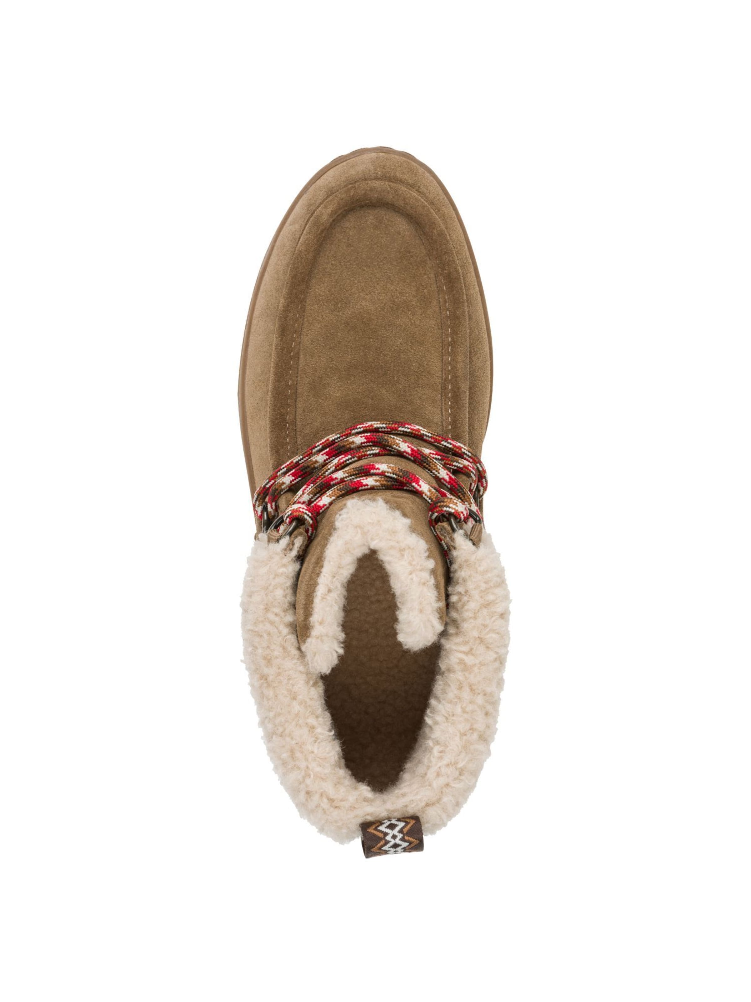 Tamaris Lace-up bootie in Brown