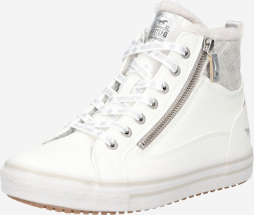 MUSTANG High-top trainers in White: front