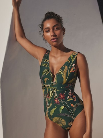 Next Bralette Swimsuit in Green