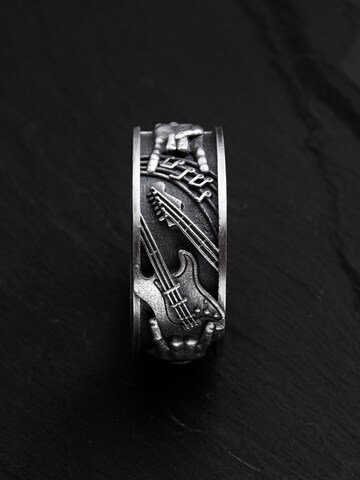 REYTEL Ring 'ROCK 'N' ROLL'‌ in Silber