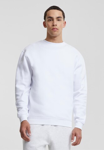 Sweat-shirt Urban Classics en blanc : devant