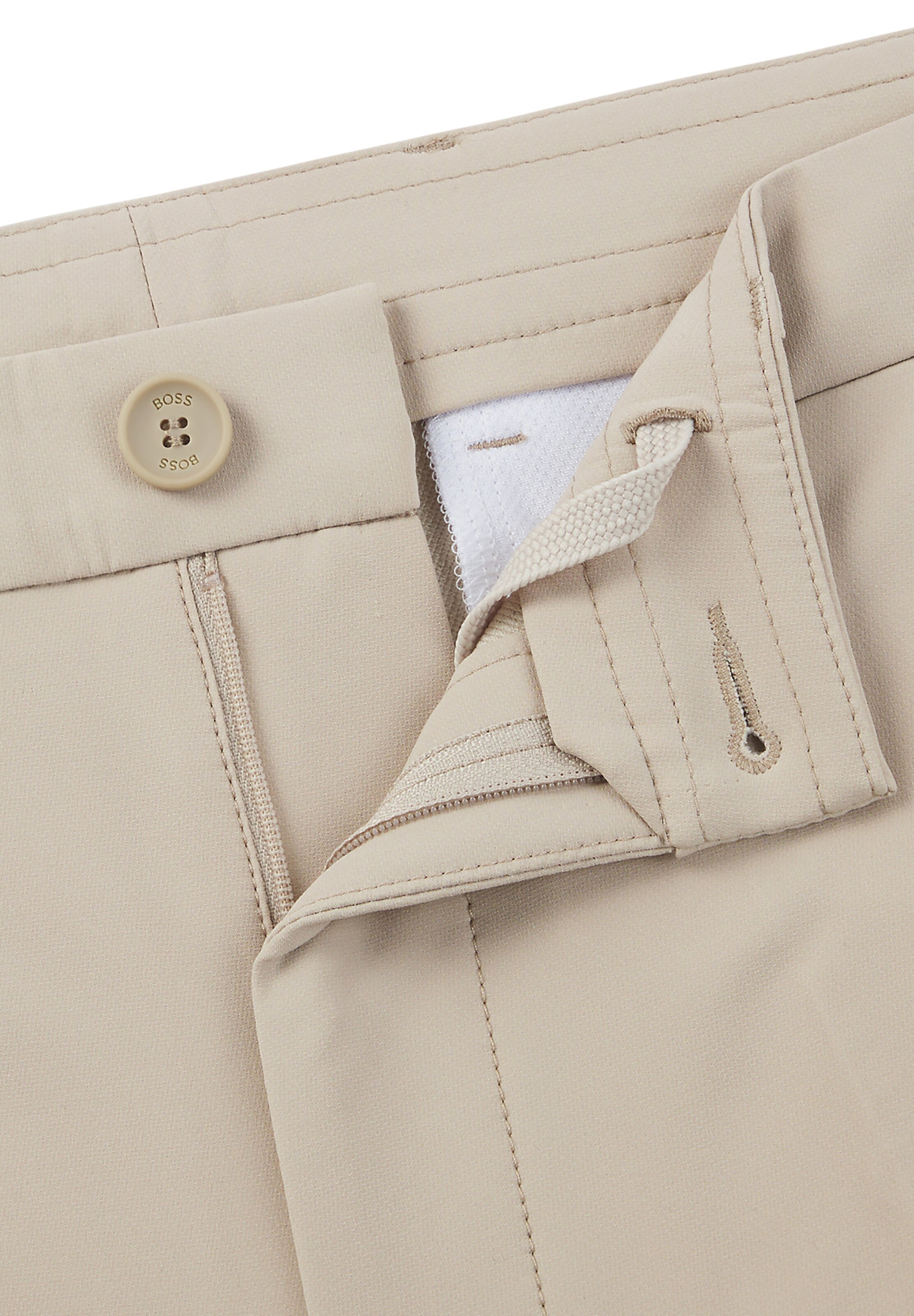 BOSS Slimfit Hose 'Commuter' in Beige