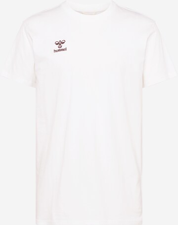 Hummel - Camisa funcionais 'GO 2.0' em branco: frente