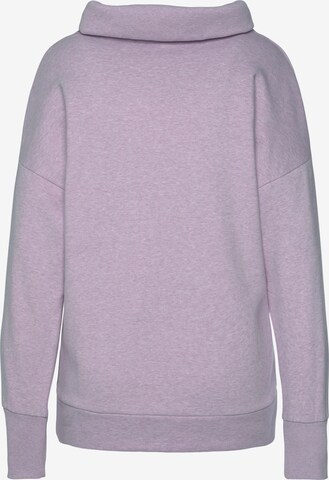 LASCANA Sweatshirt 'Arndis ELB' in Purple