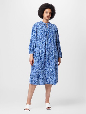 Esprit Curves Dress in Blue: front