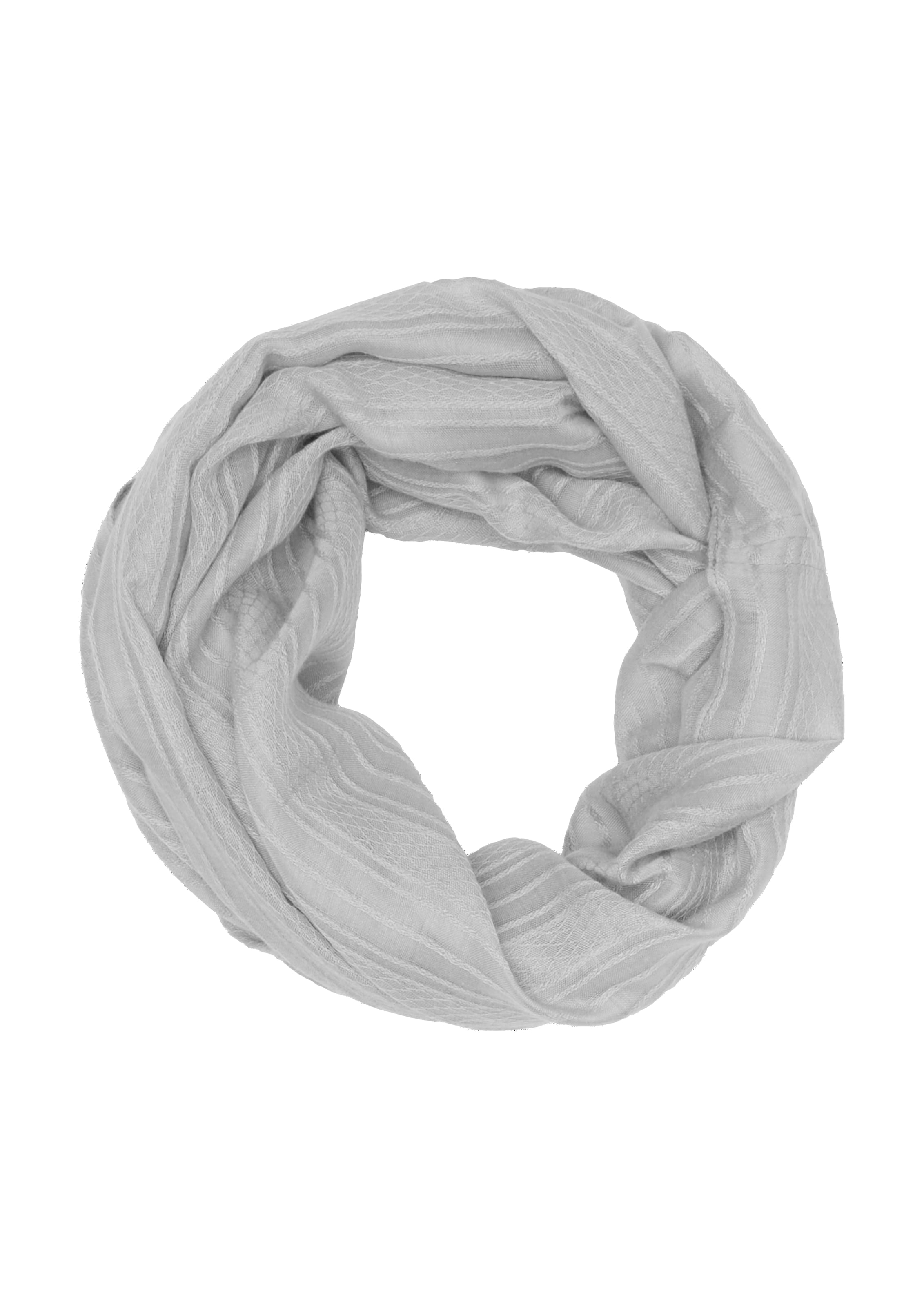 Écharpe tube s.Oliver en gris : devant
