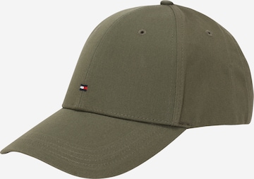 Casquette TOMMY HILFIGER en vert : devant