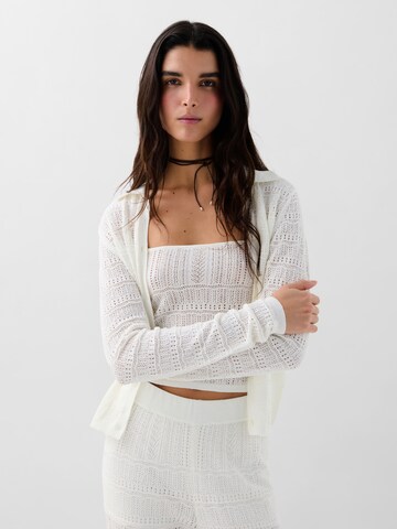 Scalpers Cardigan i hvid: forside