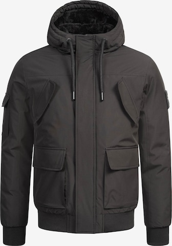 Alessandro Salvarini Winter jacket 'AS432' in Black: front