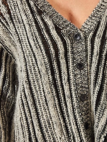 Bianco Lucci Gebreid vest in Grijs