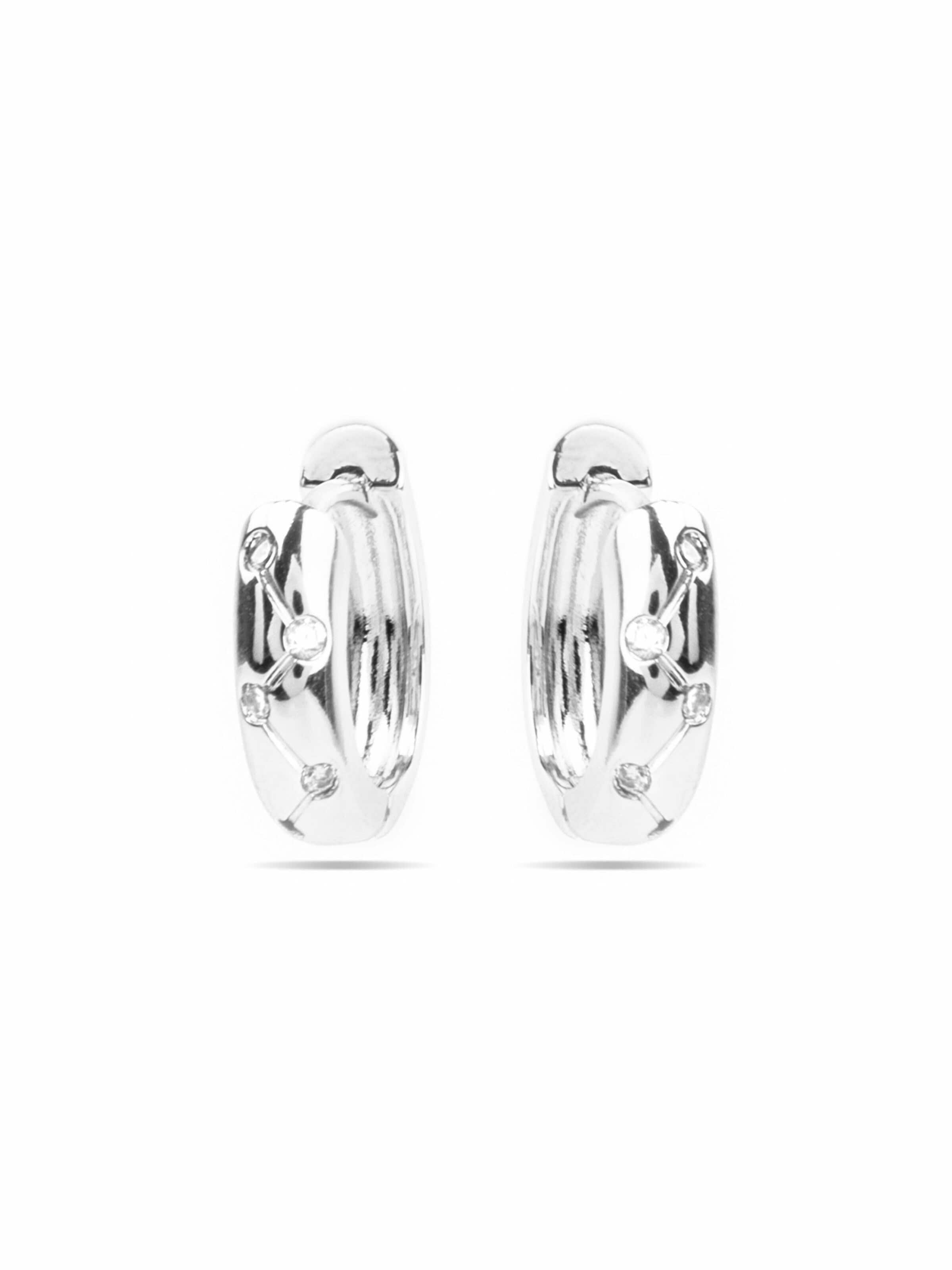 Luxenter Oorbellen 'Gruk' in Zilver