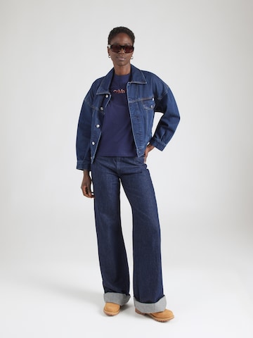 Calvin Klein Jeans - Camisa 'CLASSIC FOIL' em roxo