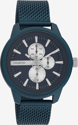 OOZOO Analog Watch in Blue: front