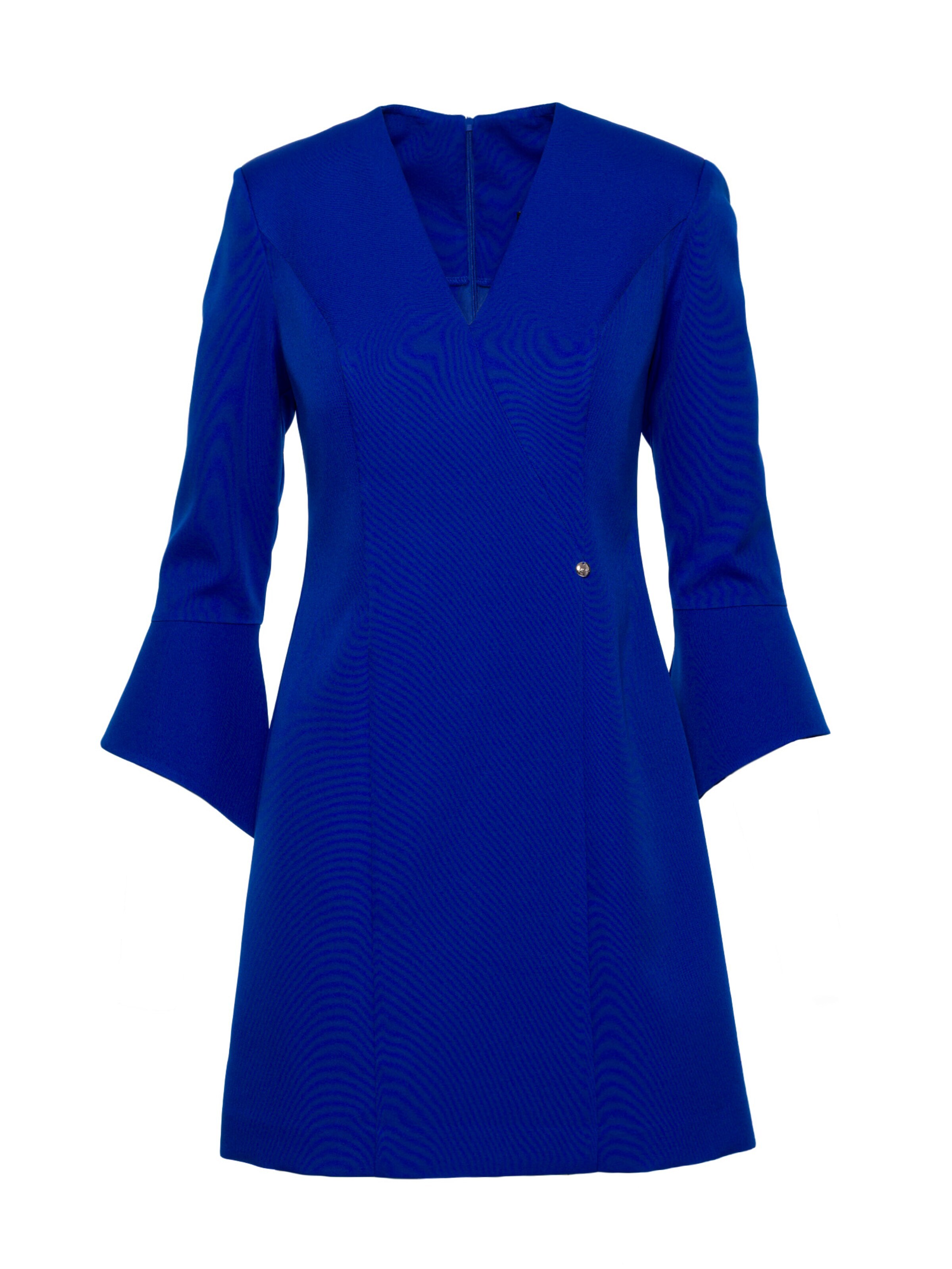 Rochie 'Sukienka z szerokimi mankietami' de la made of emotion pe albastru: față