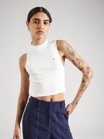 Tommy Jeans Top – bílá: přední strana