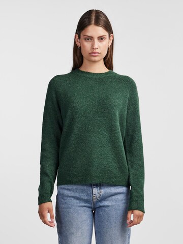 PIECES Sweater 'Juliana' in Green: front