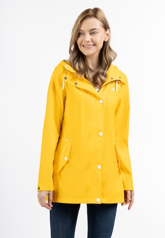 Veste mi-saison Yuka en jaune : devant