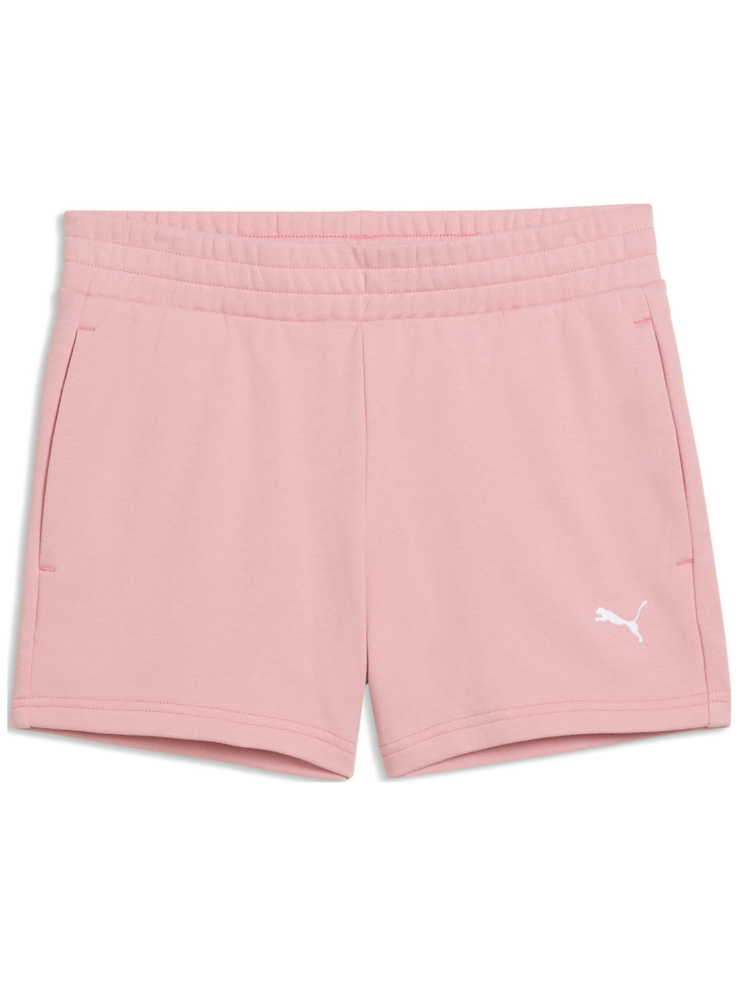 regular Pantaloni sportivi 'Puma Ess Cat Logo 4 Shorts Tr' di PUMA in rosa: frontale