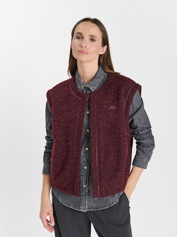 Gilet 'BADIS' Le Temps Des Cerises en rouge : devant