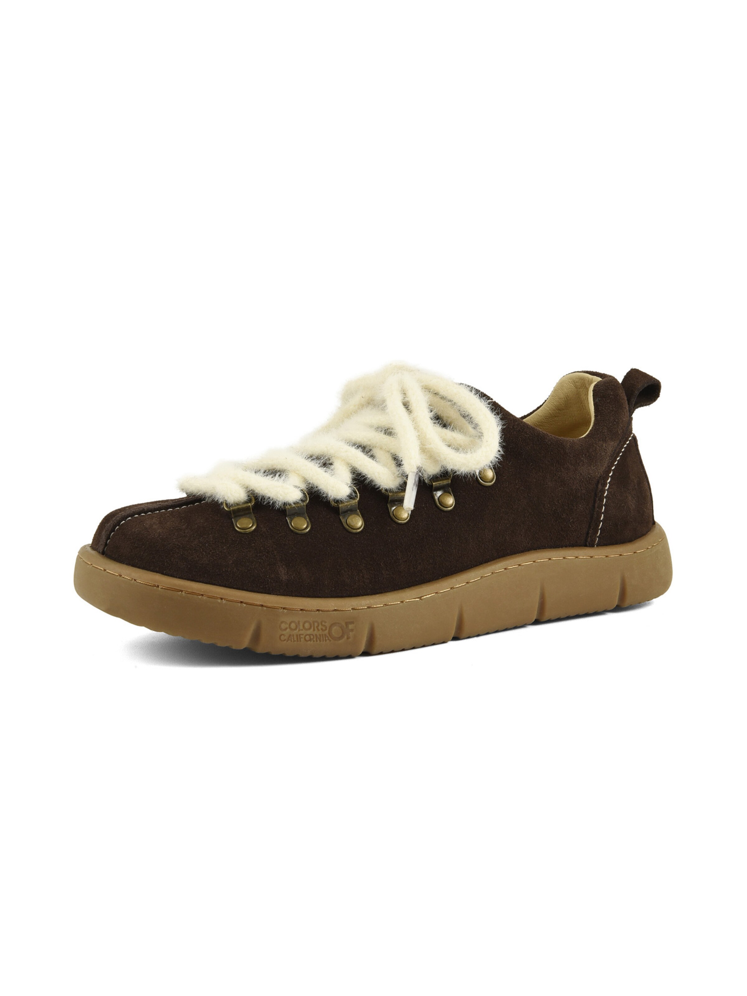 Sneaker bassa di COLORS OF CALIFORNIA in marrone: frontale