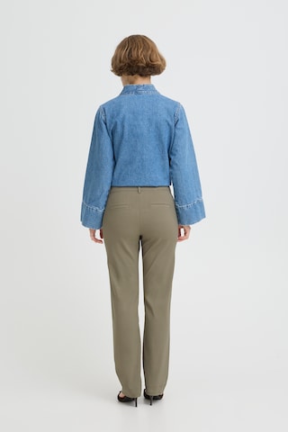 b.young - Slimfit Calças chino 'BYDIXI' em cinzento