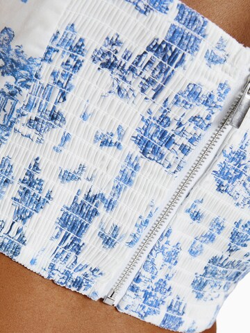 Bershka Top in Blau