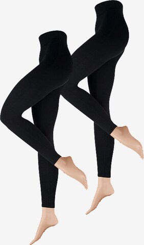 Coupe slim Leggings ' aus Baumwolle ' Nur Die en noir : devant