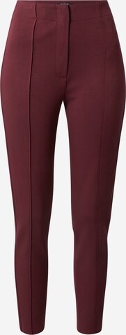 TAIFUN Skinny Broek in Rood: voorkant