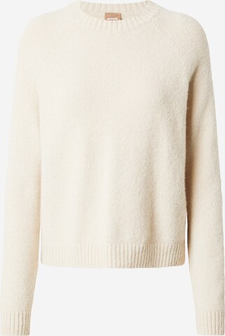 BOSS Pullover 'Febisan' in Beige: predná strana