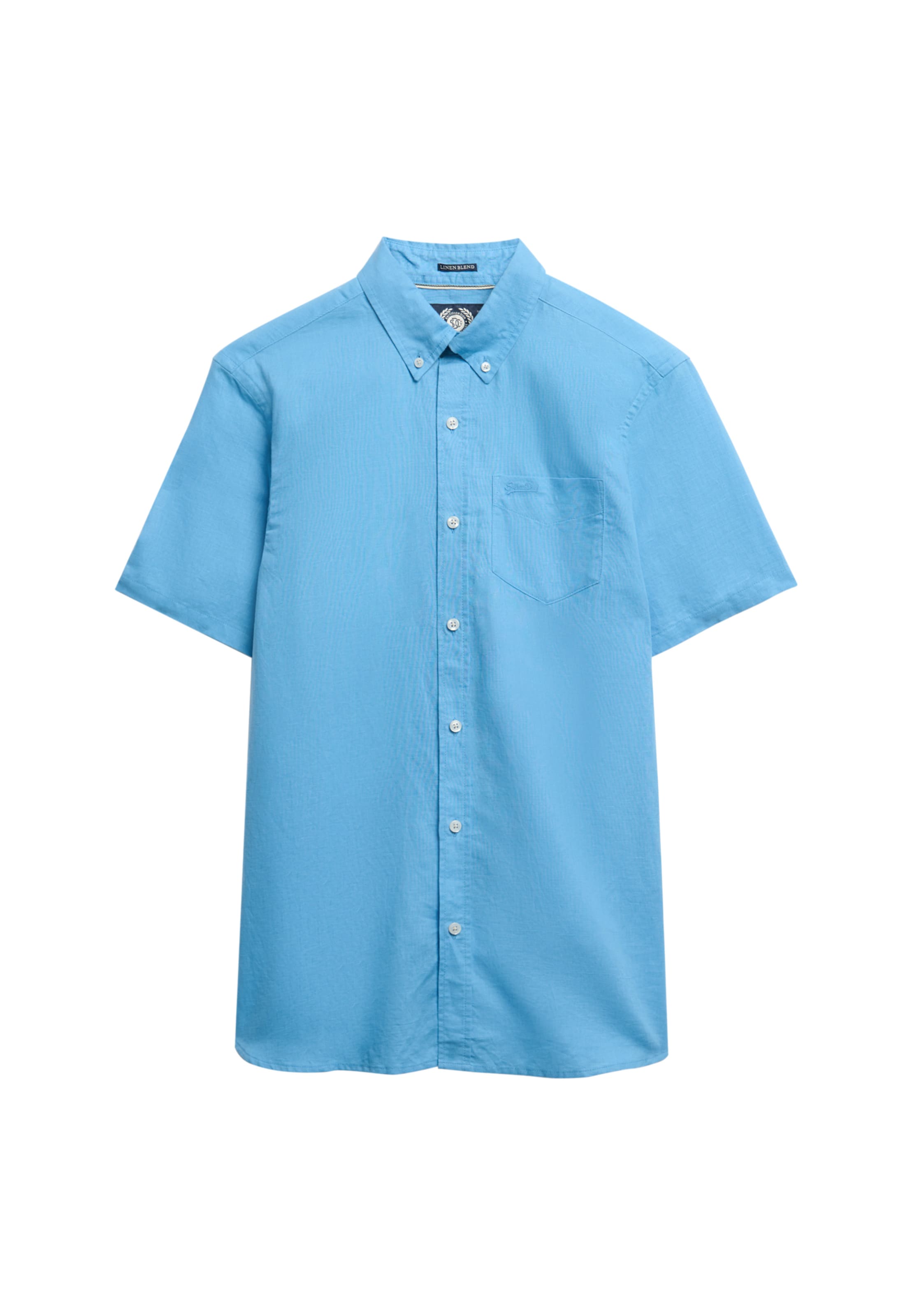 Superdry & Co Overhemd in Blauw: voorkant