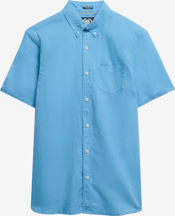 Superdry & Co Overhemd in Blauw: voorkant